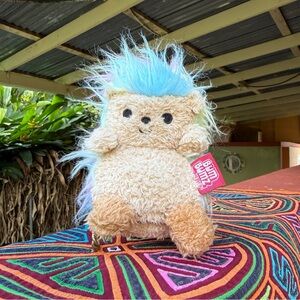 BumBumz Plush Pastel Hedgehog Russ Jazwares Stuffed Toy 7” Plushie Troll Doll